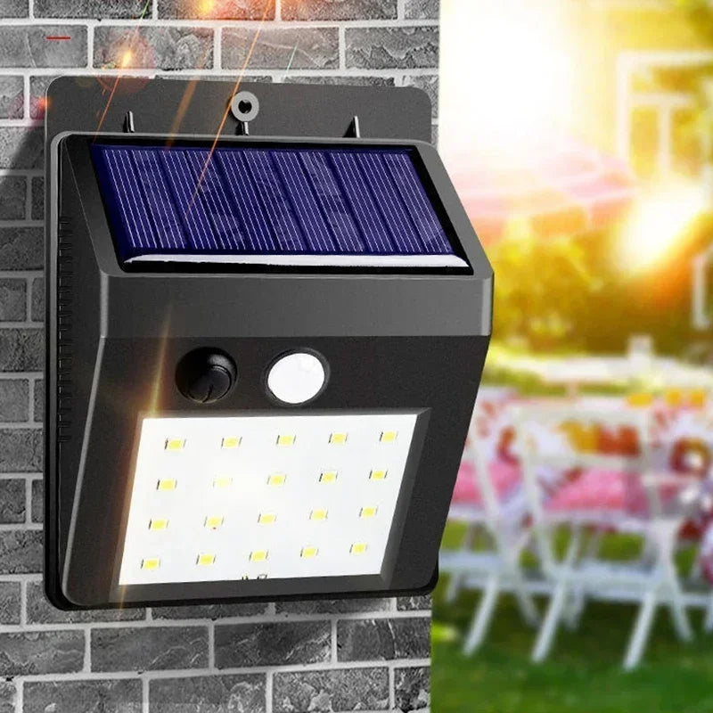 COMBO 4 LÁMPARAS ✨ PowerLite™ Lámparas Panel Solar + Sensor de Movimiento