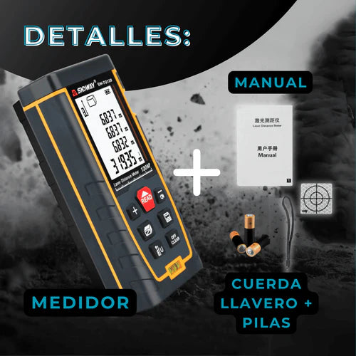 Trackit™ Medidor Láser Digital 100 M