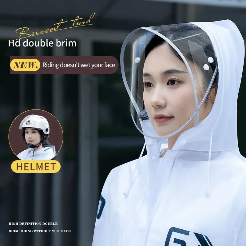 ☔ RAINSHIELD™ – IMPERMEABLE TRANSPARENTE PREMIUM Protección total, sin perder tu estilo 🌧️✨