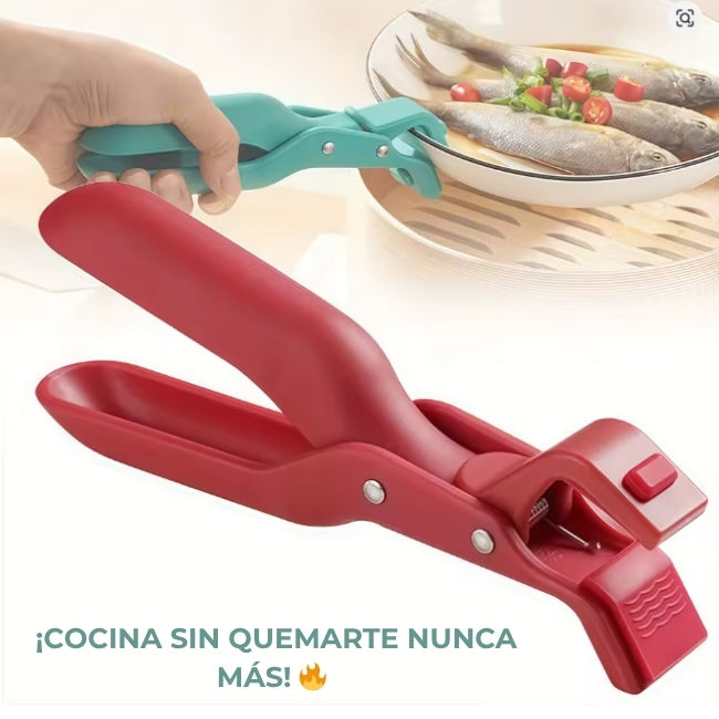 PINZAS PARA COCINA: 🔥 ¡Lleva 3 y paga solo 2! Protege tus manos y las de tu familia 💪