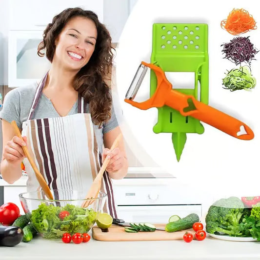 🥕 Pelador y Rebanador Multifuncional 2 en 1