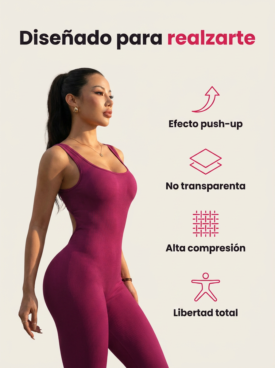Enterizo Largo Push-Up Moldeador