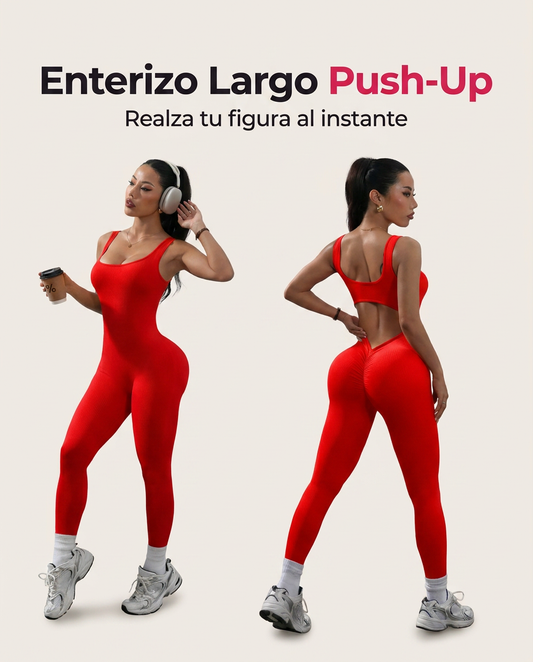 Enterizo Largo Push-Up Moldeador