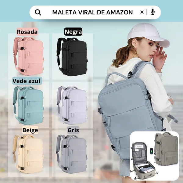 🌟 Viaja con estilo y comodidad 🌈🎒✨MALETA VIAJE VIRAL DE AMAZON