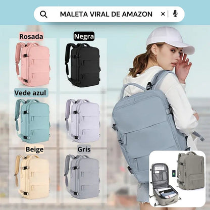🌟 Viaja con estilo y comodidad 🌈🎒✨MALETA VIAJE VIRAL DE AMAZON