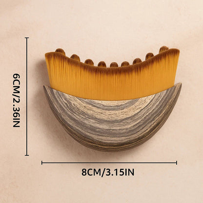 🌸 Brocha Ergonómica para Drenaje Linfático Facial