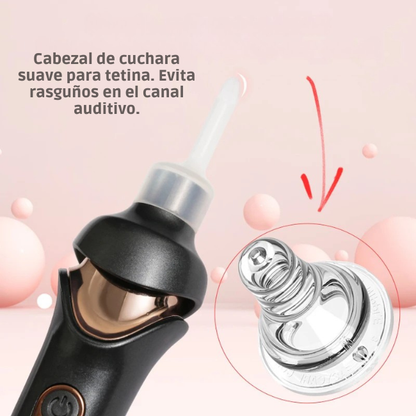 LIMPIADOR DE OIDOS:  💧 Limpieza profunda, segura y sin dolor — ¡como un masaje para tus oídos!👂✨