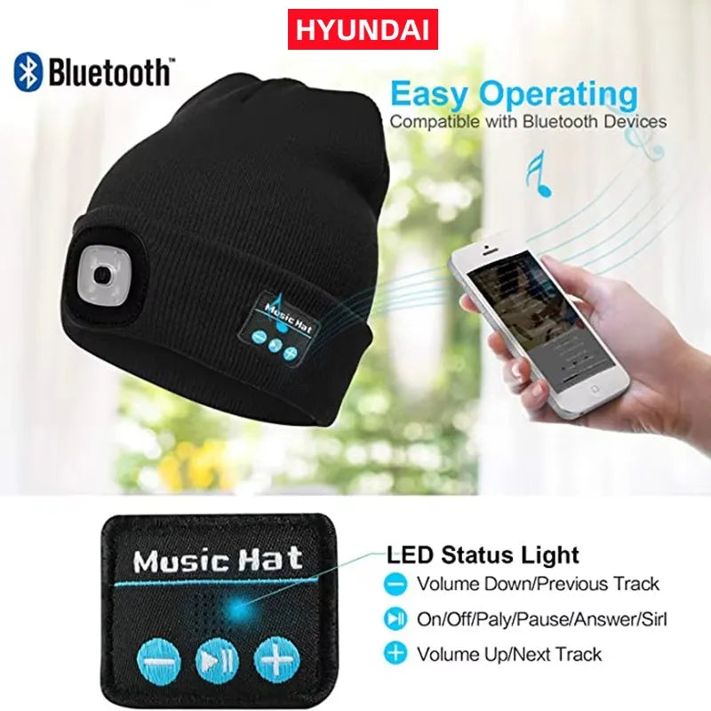 🧢✨ Gorro SmartLight Music — Tecnología y Calor en Uno