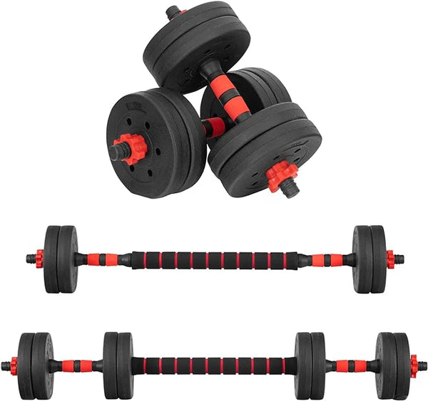 Kit Pesas - Mancuernas + Barra