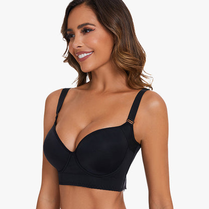 Sujetador Suavizante De Espalda De Cobertura Total SheCurve® - Negro + Beige (2 Piezas)