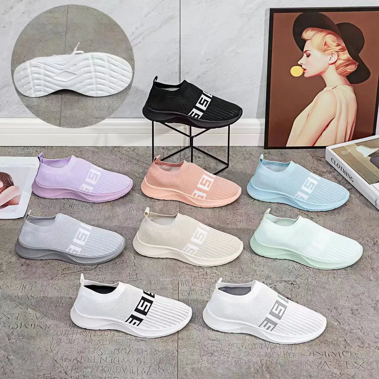Zapatos planos™ elásticos transpirables