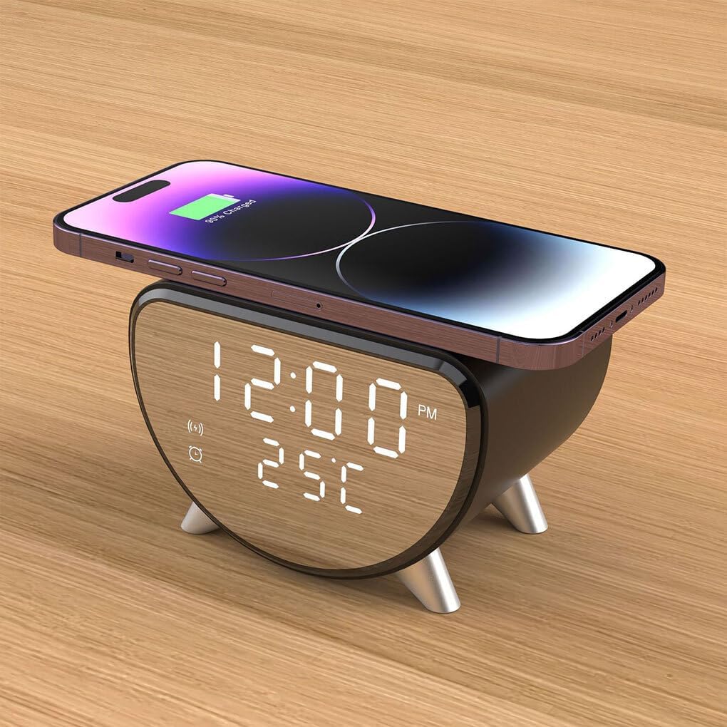 Reloj despertador con carga inalambrica