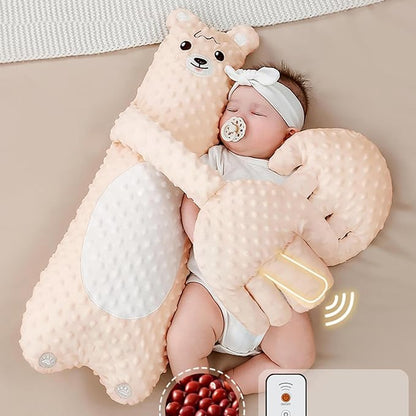 Almohada Calmante para Bebé con Movimiento de Palmadas Suaves💤👶🏻
