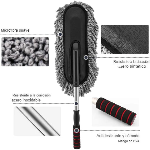 Plumero de microfibra para autos