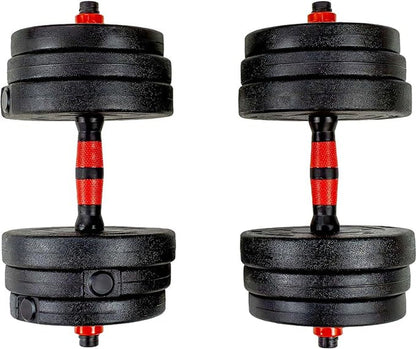 Kit Pesas - Mancuernas + Barra