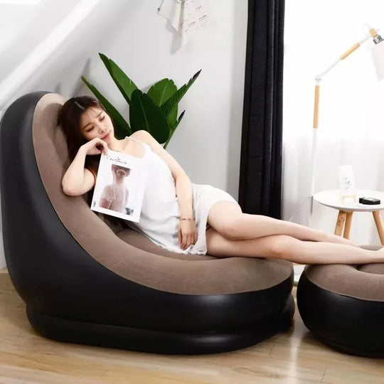 Sillón Inflable Comfort, Puff Comodo