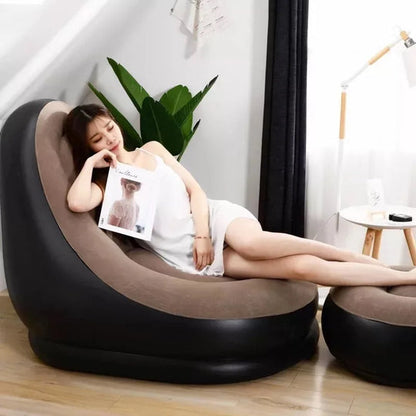 Sillón Inflable Comfort, Puff Comodo
