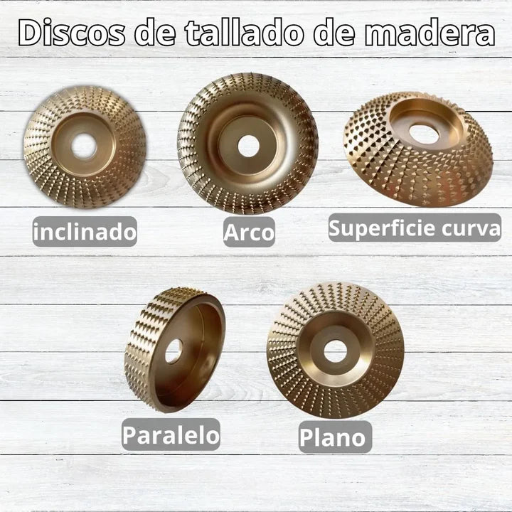 PolishPro™ Discos Para Pulir Madera set X5