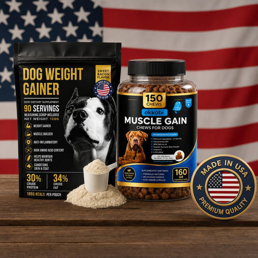MUSCLE GAIN + DOG WEIGHT GAINER