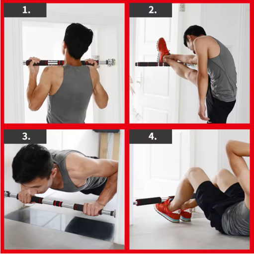 DoorGain™ Barra de Ejercicios Para Puerta