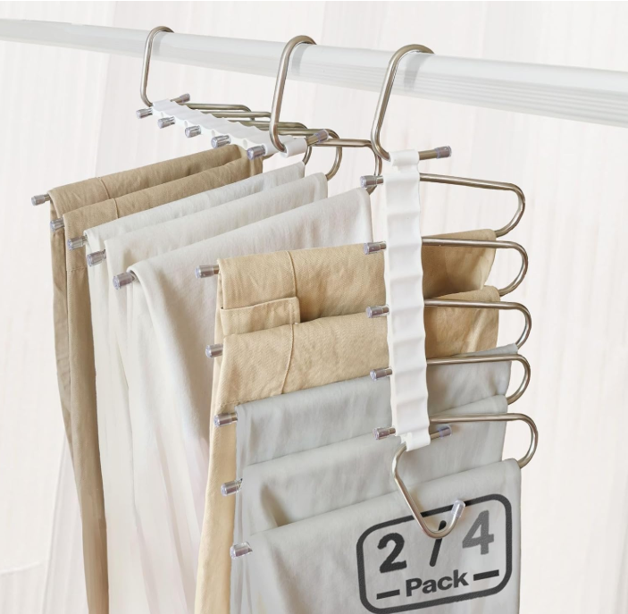 ✨GANCHO AHORRADOR DE ESPACIO ¡Multiplica el espacio de tu clóset en segundos!🧺