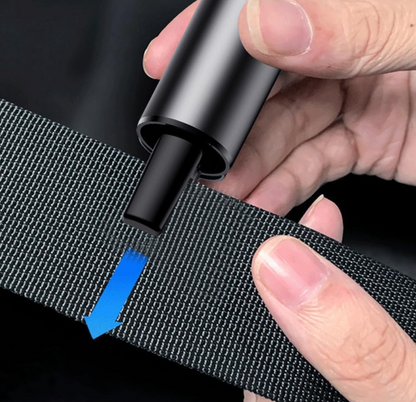 🧰 Martillo de Emergencia 2 en 1: Rompevidrios + Cortador de Cinturón