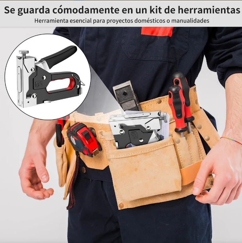Grapadora Tapiceria Industrial 3 En 1 🔩 ¡Potencia, Precisión y Versatilidad en una sola herramienta!