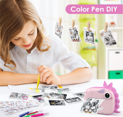 🎀 CAMARA IMPRESORA para Niños – ¡Captura, imprime y sonríe al instante!