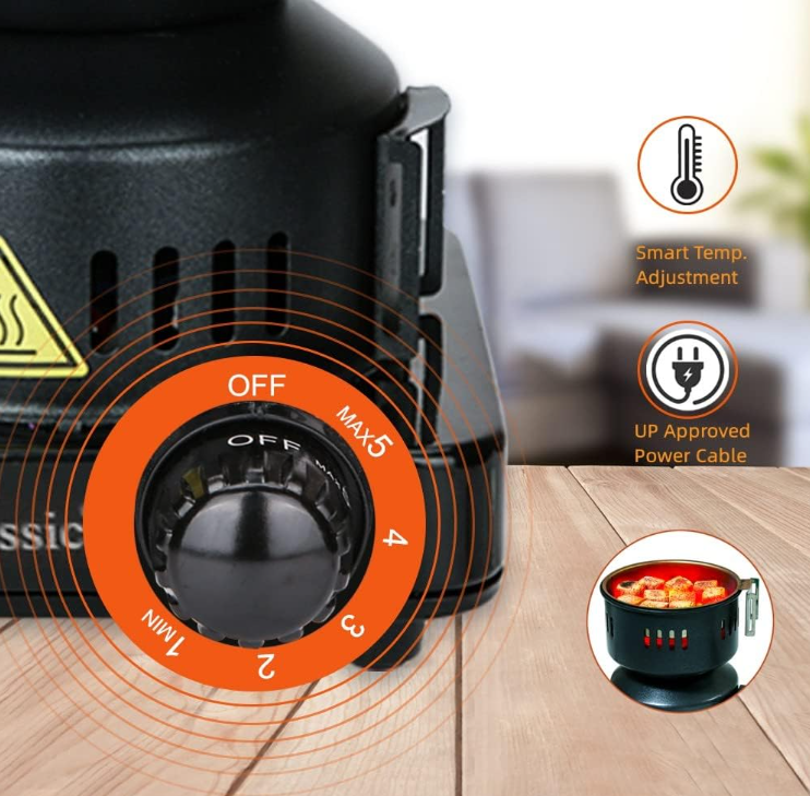 🔥 MINI ESTUFA DE CARBÓN ASANMA