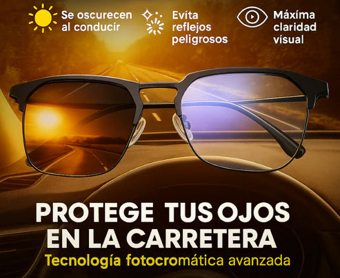 😎 Gafas Fotocromáticas Shadesmart™ – Claras en sombra, oscuras al sol