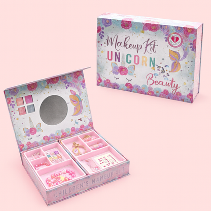 🦄✨ Set de Maquillaje y Accesorios de Unicornio para Niñas