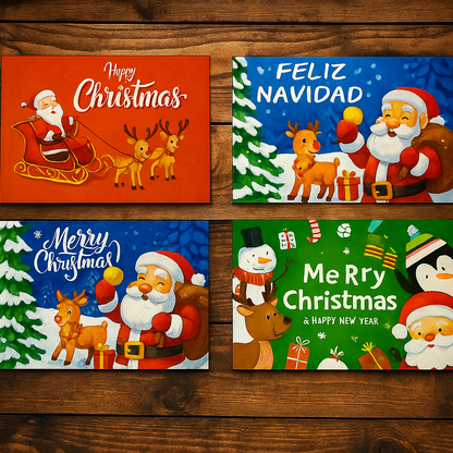 🎄✨ Pack de 3 Tapetes Navideños Antideslizantes – ¡Dale la Bienvenida a la Magia de la Navidad!