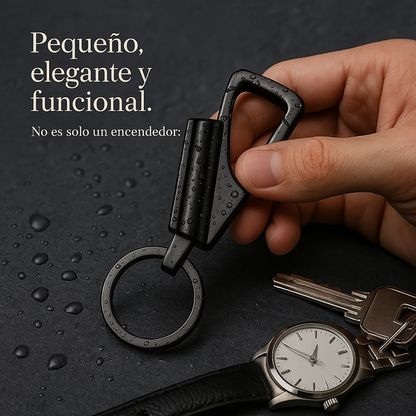 🔥 Encendedor Multiusos 3 en 1: Llavero, Cerilla Eterna y Abridor de Botellas