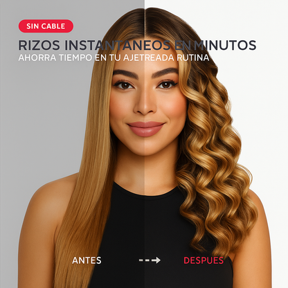 🌸 RISADOR AUTOMATICO: Rizos perfectos en minutos, sin esfuerzo