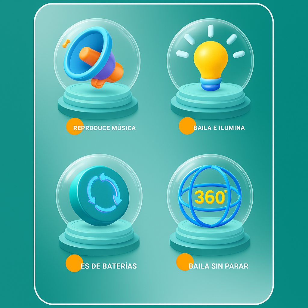 🐙Medusa Eléctrica Interactiva: Diversión, movimiento y ternura en un solo juguete 💖