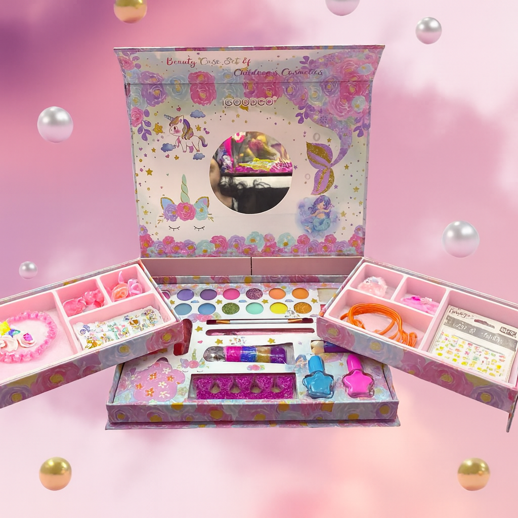 🦄✨ Set de Maquillaje y Accesorios de Unicornio para Niñas
