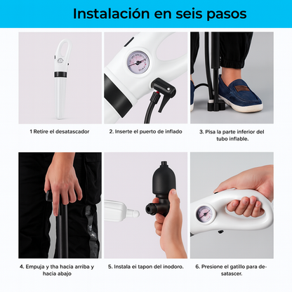 🚽💥 Bomba Destapadora de Alta Potencia – Adiós a Cualquier Obstrucción