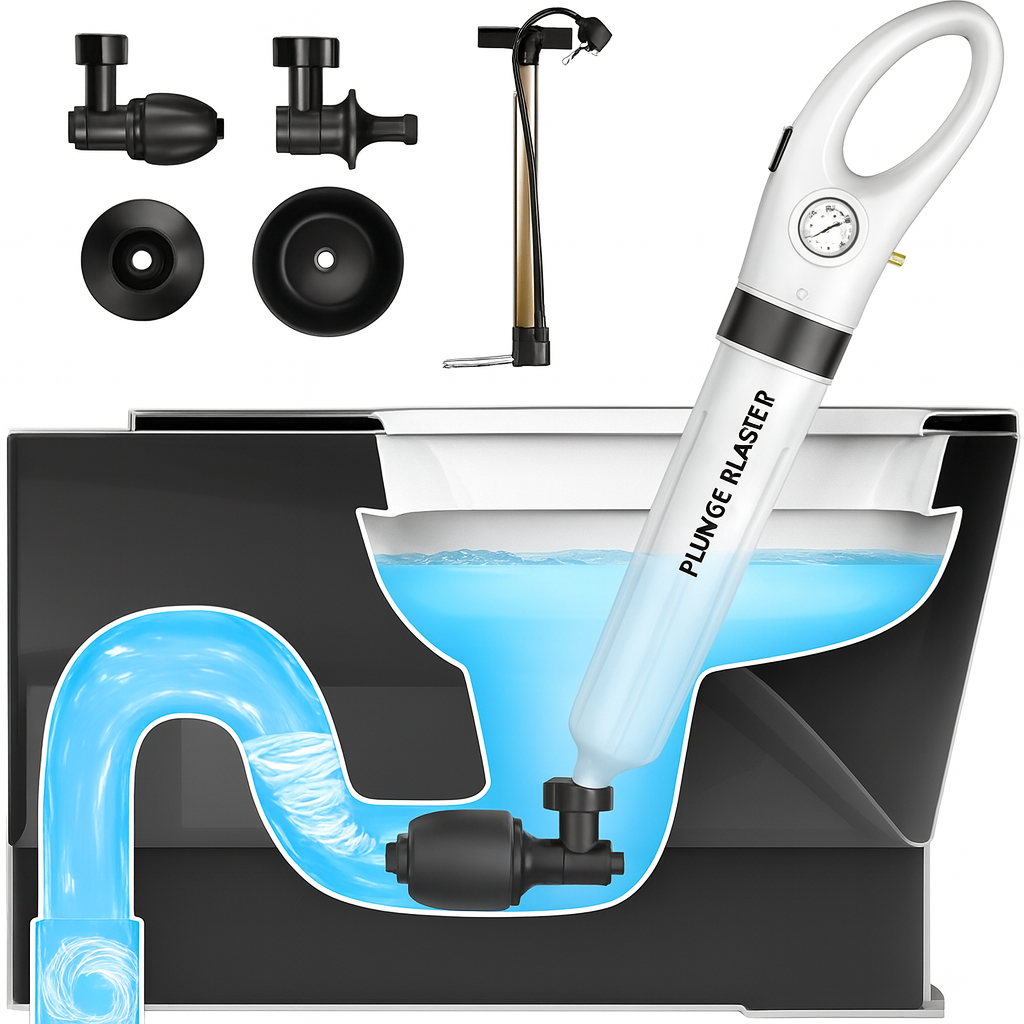 🚽💥 Bomba Destapadora de Alta Potencia – Adiós a Cualquier Obstrucción