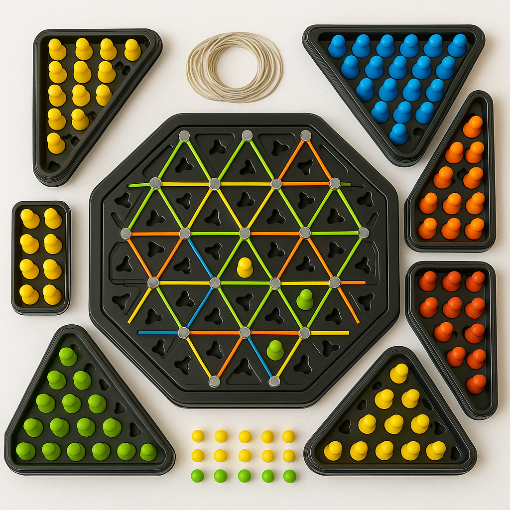 Rubber Band Geometry: El ajedrez reinventado: ¡ahora en versión triangular!♟️