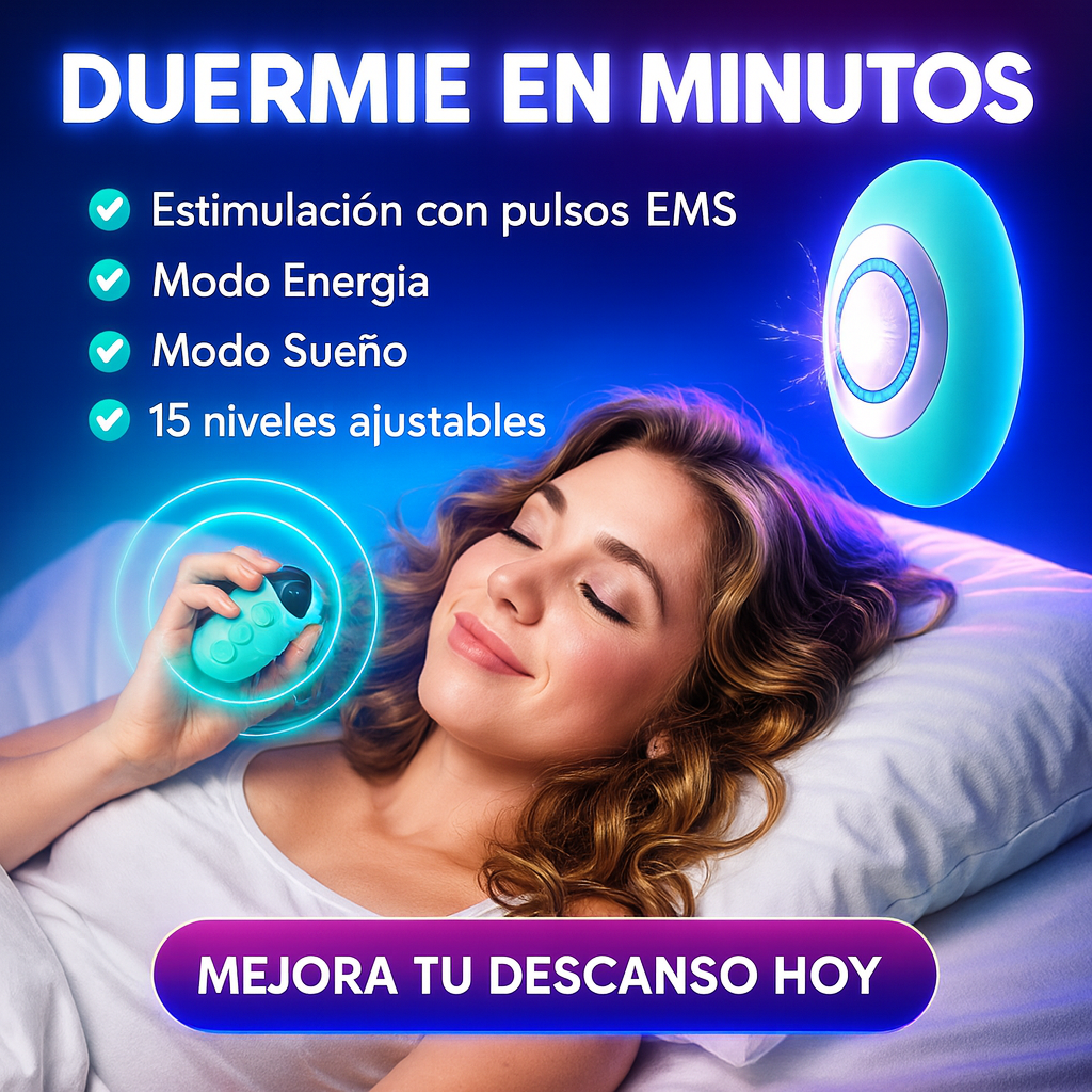 ESTIMULADOR DE SUEÑO: Adiós al insomnio y la ansiedad con solo 15 minutos al día 😴