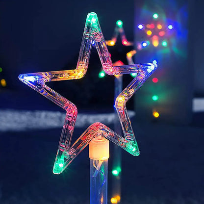🌟 StarGlow Pack x4 – Estrellas Solares que Iluminan tu Navidad 🎄