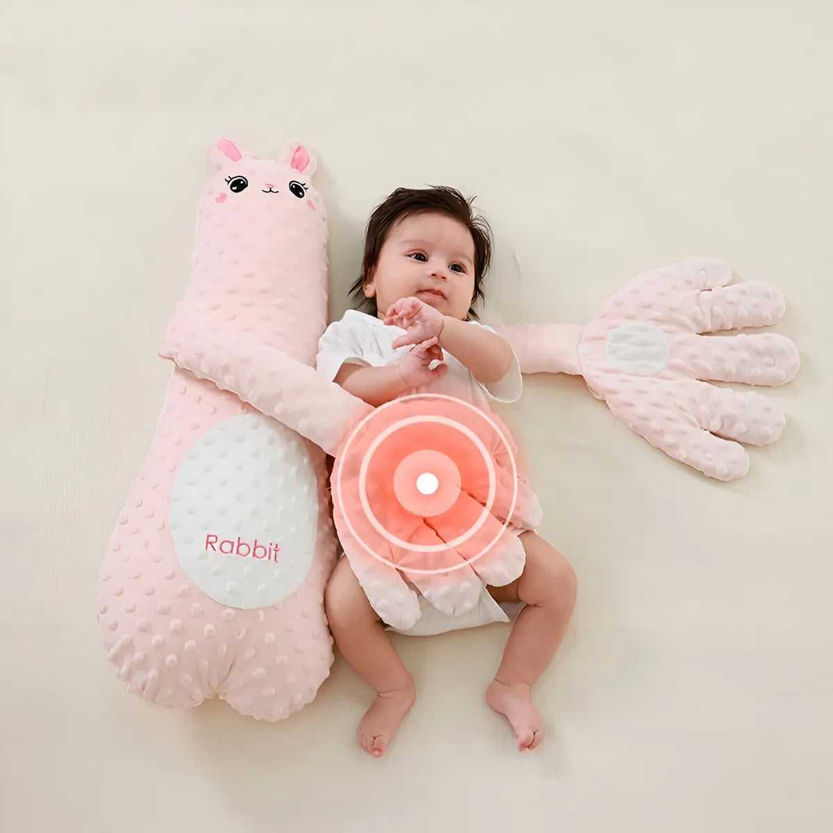 Almohada Calmante para Bebé con Movimiento de Palmadas Suaves💤👶🏻