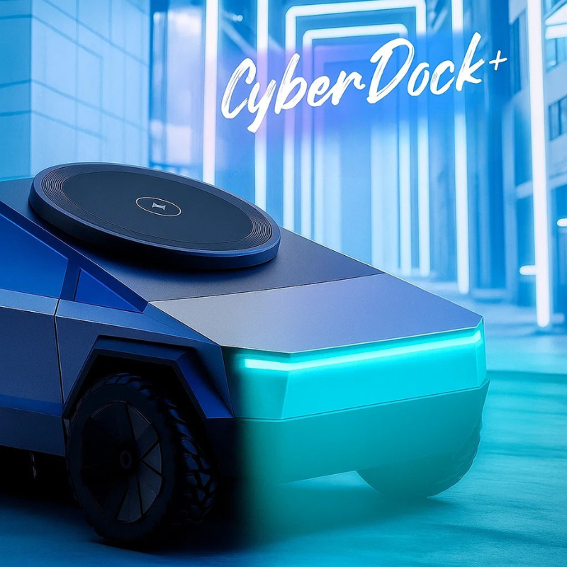 ⚡3 en 1 Cyber Dock – Base de Carga Tesla 3 en 1
