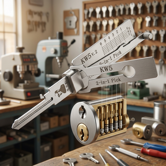 Lishi KW5: Herramienta de Apertura y Decodificación de Alta Precisión🔑