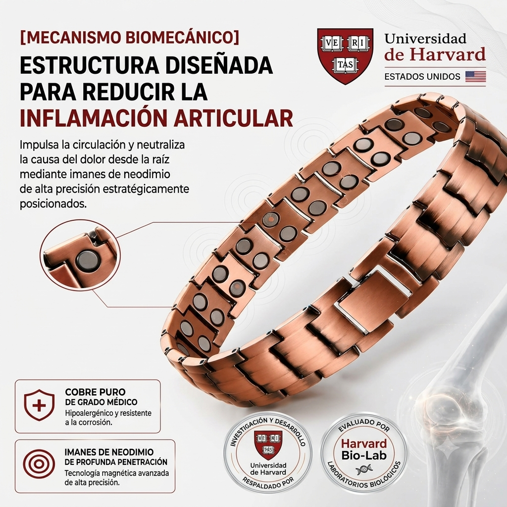 🧲 PULSERA de COBRE PURO