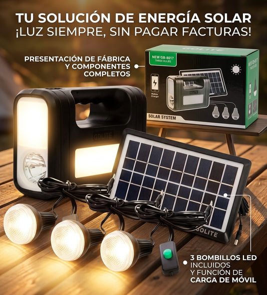 Kit Panel + 3 BOMBILLOS
