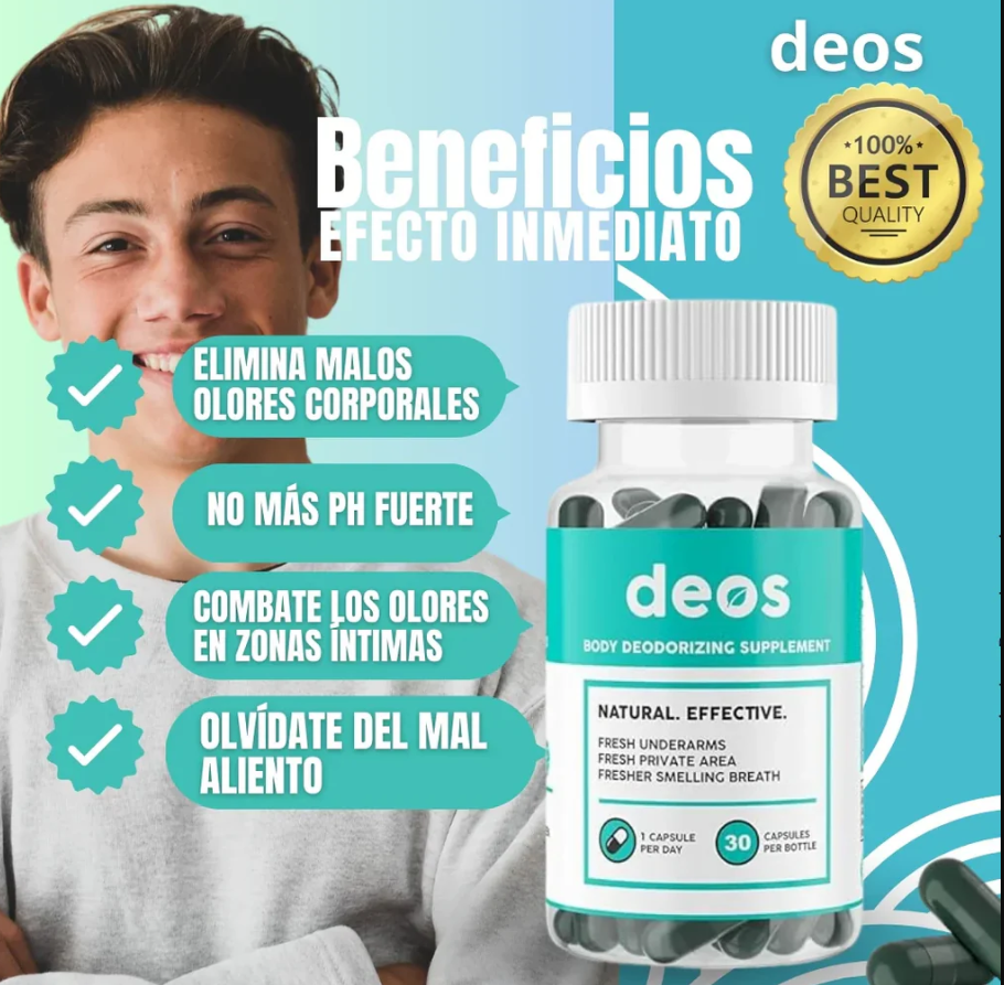🌈 DEOS – Suplemento Desodorizante Interno