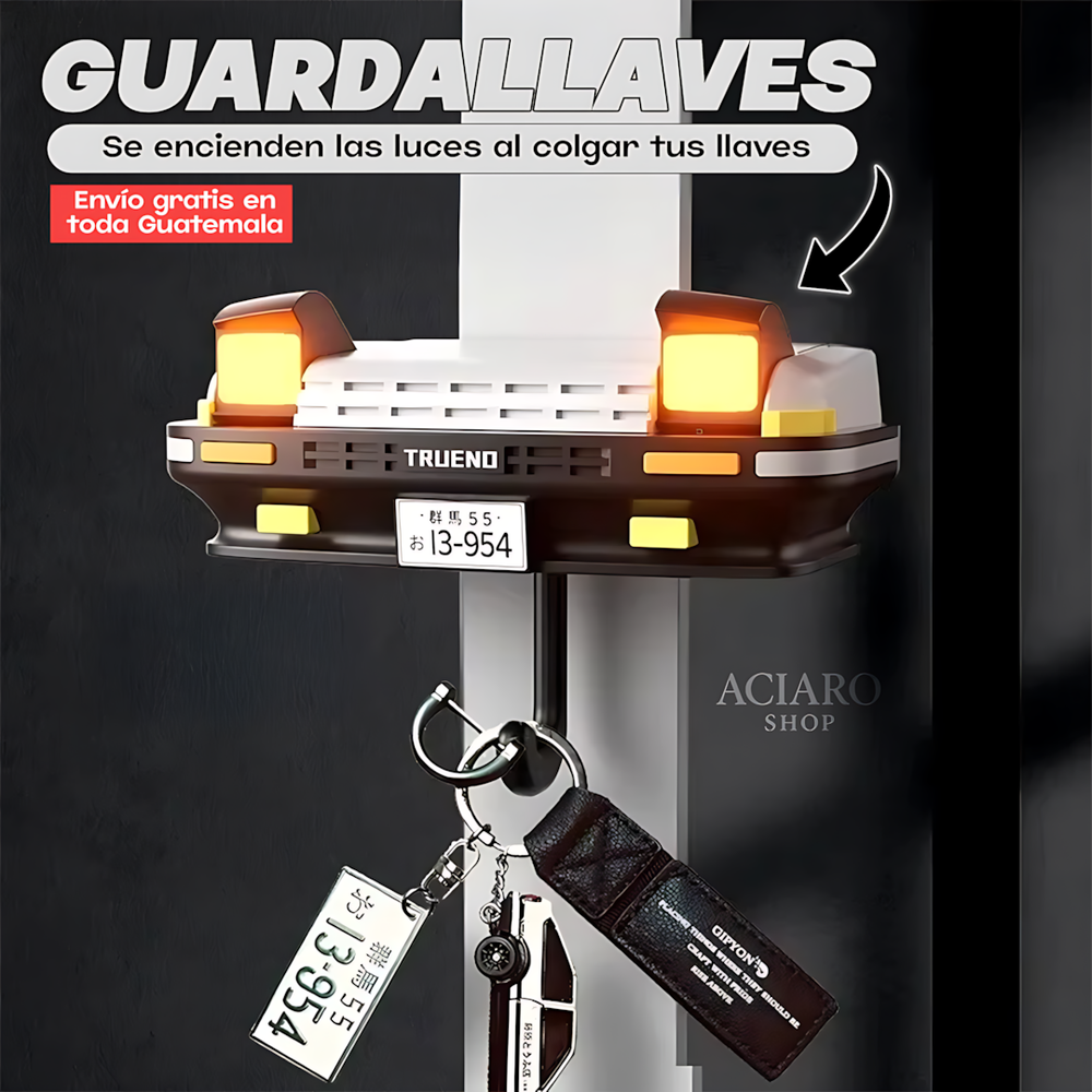 🎯 GANCHO DECORATIVO PARA LLAVES AUTOMOTRIZ