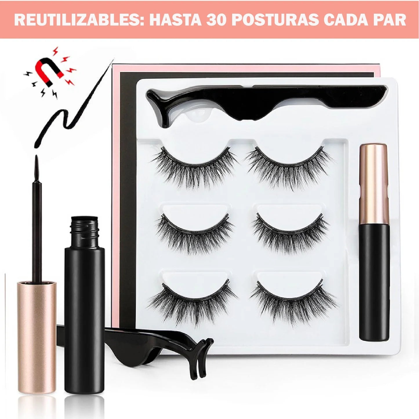 Magnetic Eyeliner: Pestañas Magnéticas