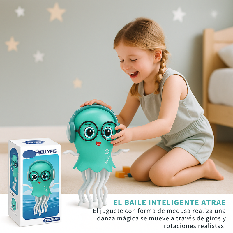 🐙Medusa Eléctrica Interactiva: Diversión, movimiento y ternura en un solo juguete 💖
